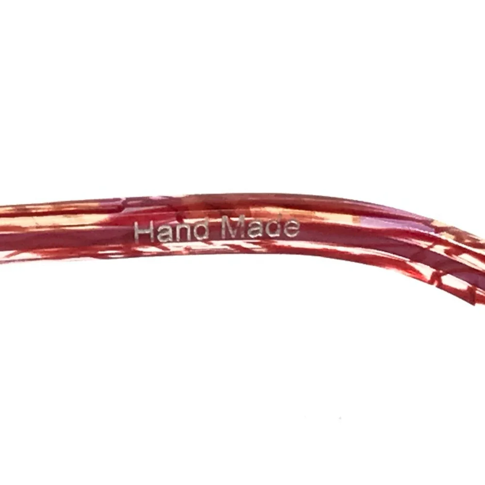 BOZ Eyeglasses Frames WOODY 8780 Brown Pink Purple Striped Tortoise 53-15.5-135